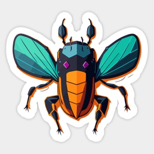 Flying Bug Sticker